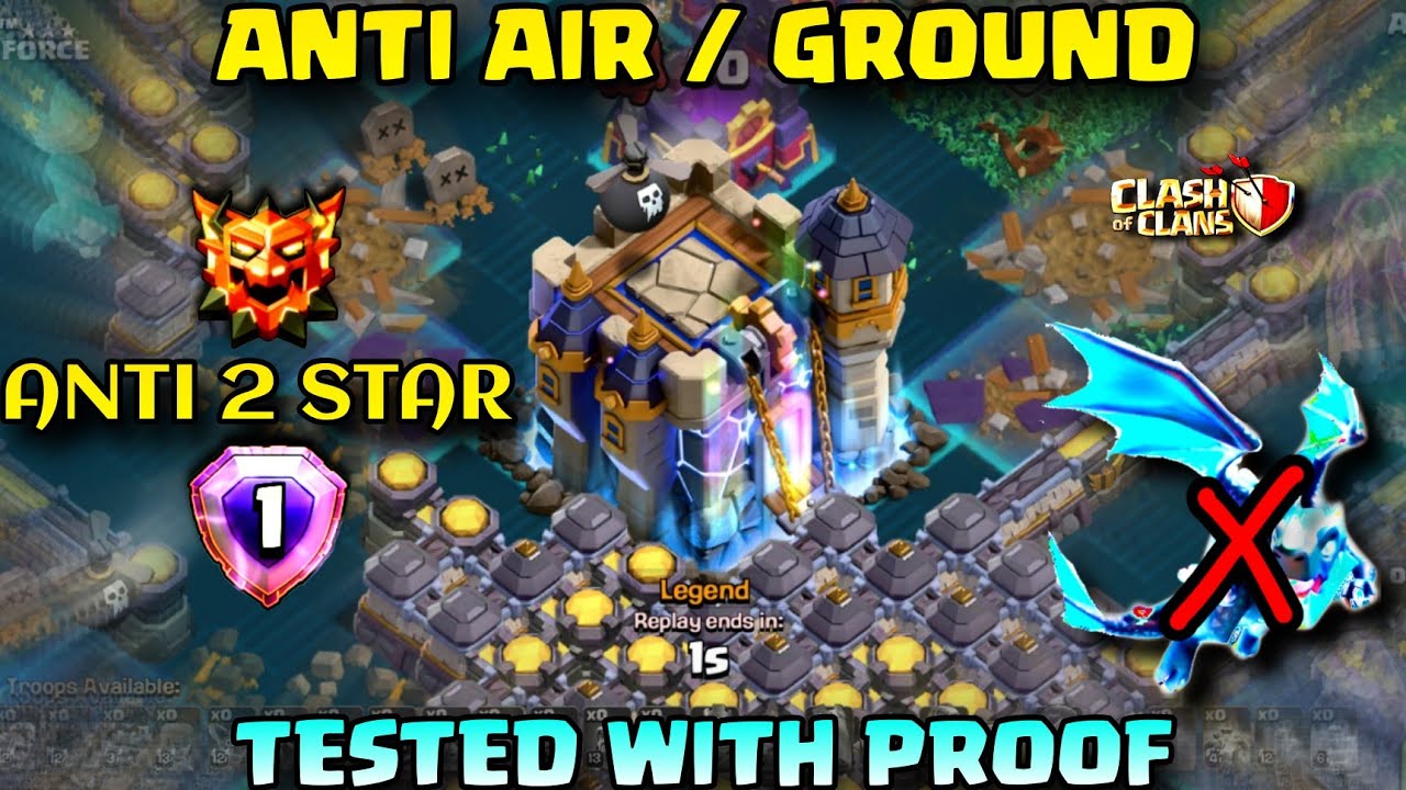 Top 6 Best Town Hall 18 Bases for 1 STARS ! With TH18 War Base Link (Clash of Clans)