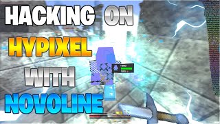 Hacking On Hypixel Skywars With Novoline | Minecraft Hacking