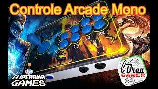 #Cbrau Gamer - Controle Arcade Mono - Zero Delay