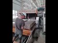 Complete production line of kerbstone from cutting to chamfering