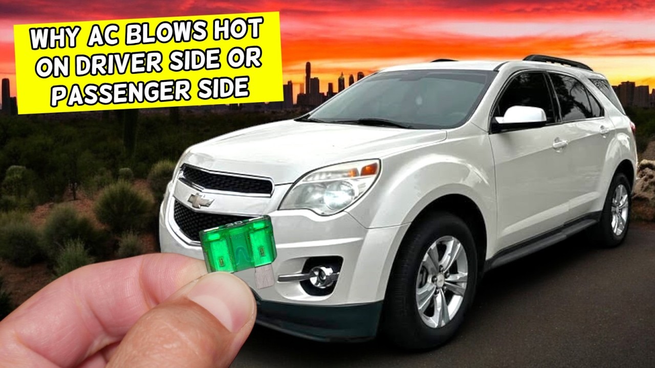 Why AC Air Conditioner Blows Hot Warm On Driver Or Passenger Side Air