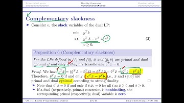 [OR3-Theory] Lecture 2: Duality #8 Complementary slackness