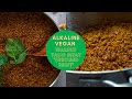 Best alkaline vegan walnut taco meat recipe  easy walnut ground beef approved for alkaline diet