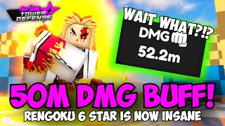 Rengoku 6 Star's 50,000,000 Damage Buff MADE HIM INSANELY OP! | ASTD Showcase