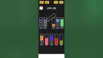 Water sort puzzle level 830