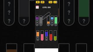 Water sort puzzle level 830
