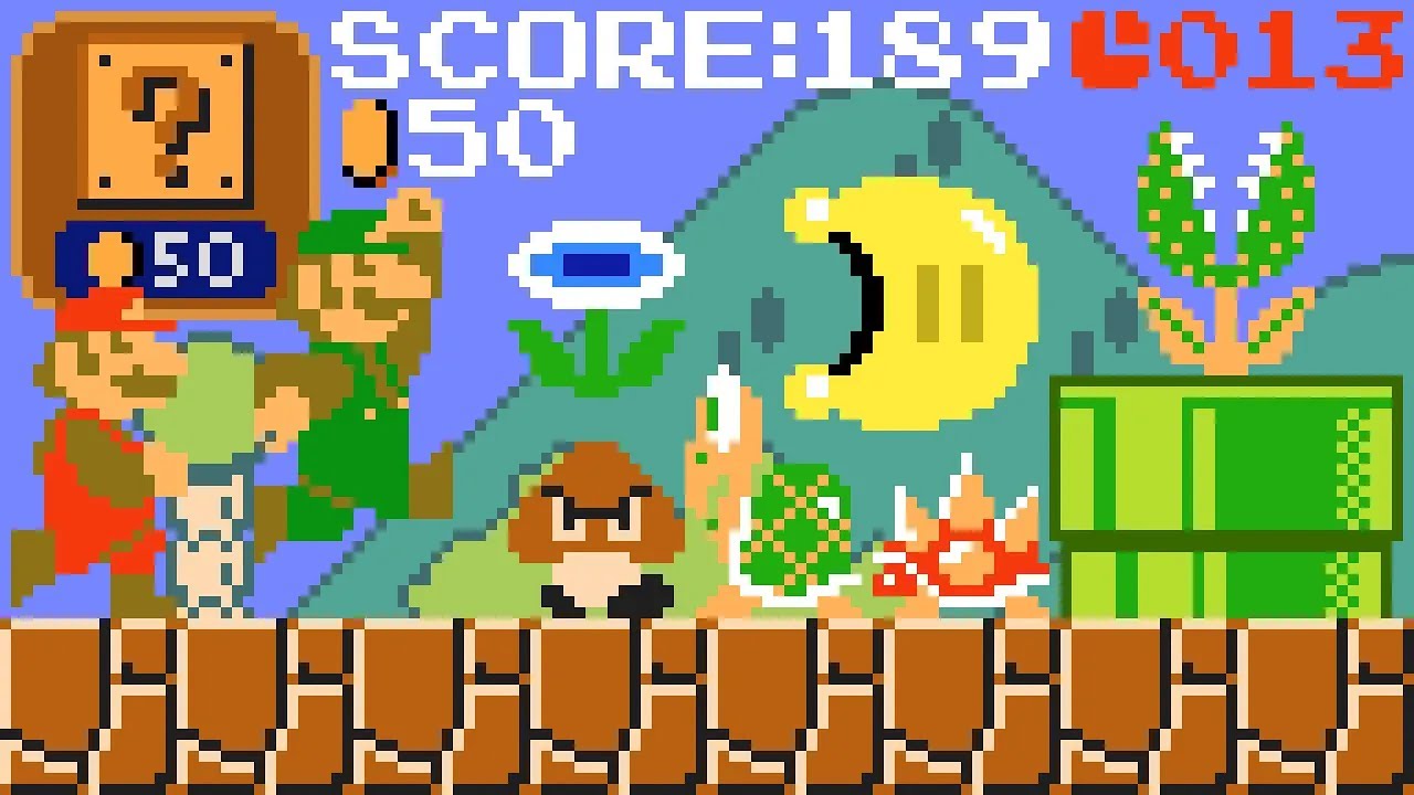 Super Mario Bros. 35 (Fan Game) Super Mario Bros. S Road To Infinity. ᴴᴰ YouTube