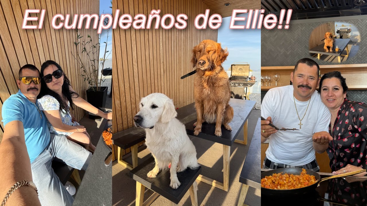 Celebrando el cumpleaños de Ellie
