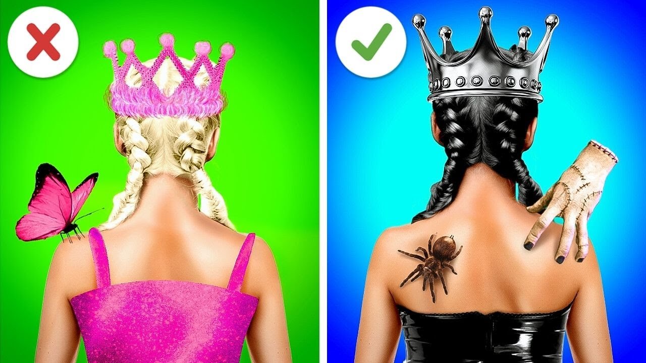 💖 Pinky TRANSFORMS Into Wednesday For Her Crush, What Happens Next is UNEXPECTED! | Teen Scene