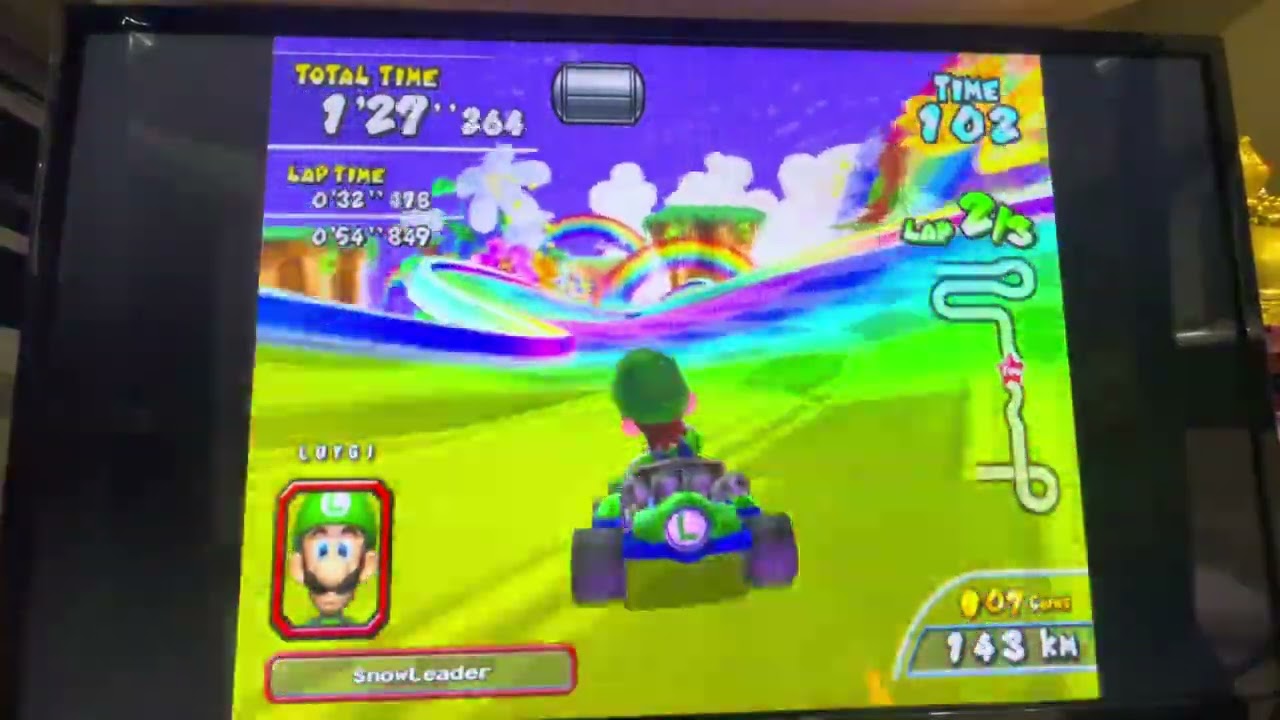 Playing Mario kart arcade gp 2 for 4 minutes (THE POWER OF EMULATION!!!)