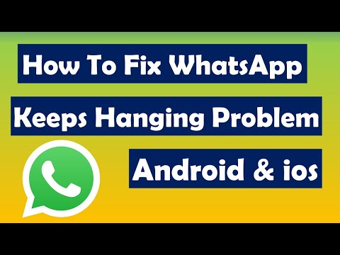 How To Fix WhatsApp Keeps Hanging Problem Android & ios | Fix All Apps Keeps Stopping Error