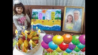 DEDENİN DOĞUM GÜNÜNÜ KUTLADIK. PASTA KESTİK. ELİFİN SÜRPRİZ HEDİYELERİ