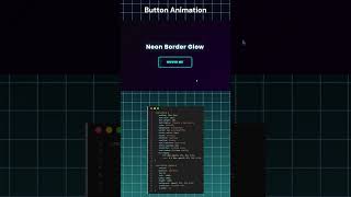 Neon Border Glow Button Animation #shorts