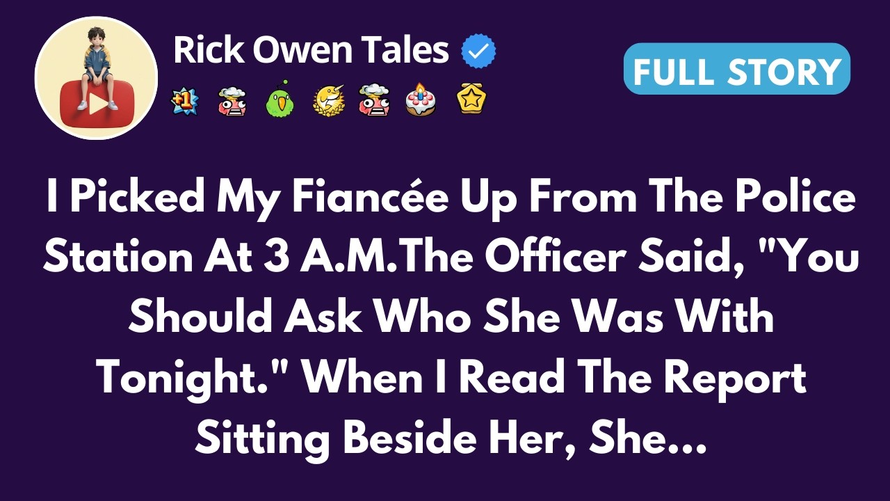 I Picked My Fiancée Up From The Police Station At 3 A.M.The Officer Said, “You Should Ask Who…