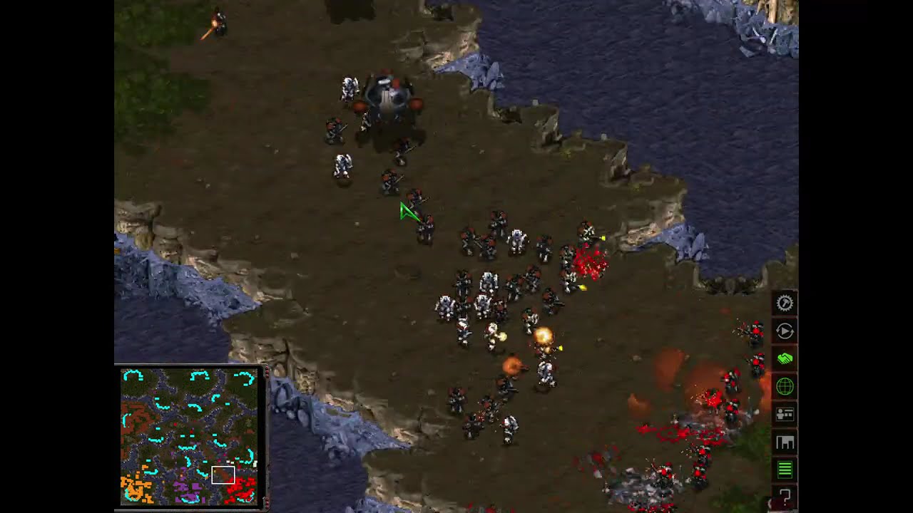 Endless Dropships! Marine/Medic Invasion vs 7 Terrans (Melee Mode)