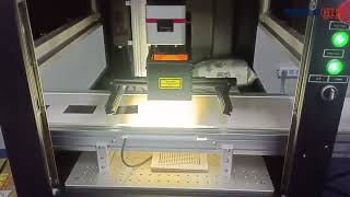 50w Fully Enclosed Fiber Laser Marking Machine with Automatic Focus for QR Marking