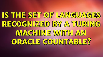 Is the set of languages recognized by a Turing machine with an oracle countable?