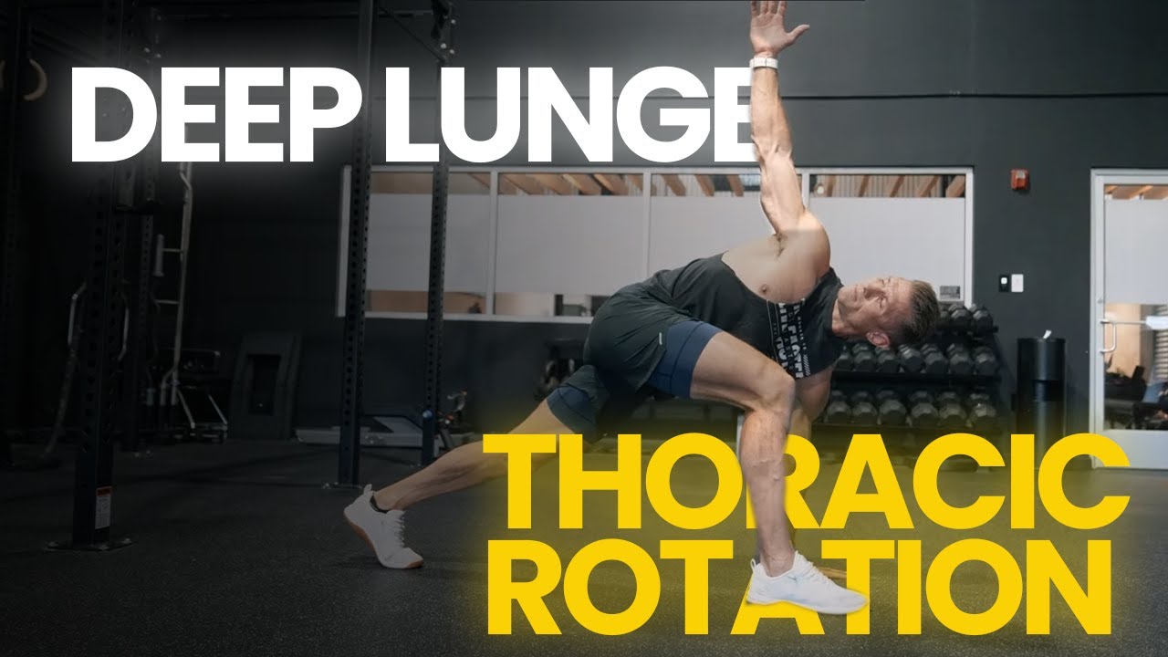 Open Your Hips & Spine with the Deep Lunge + Thoracic Rotation - YouTube
