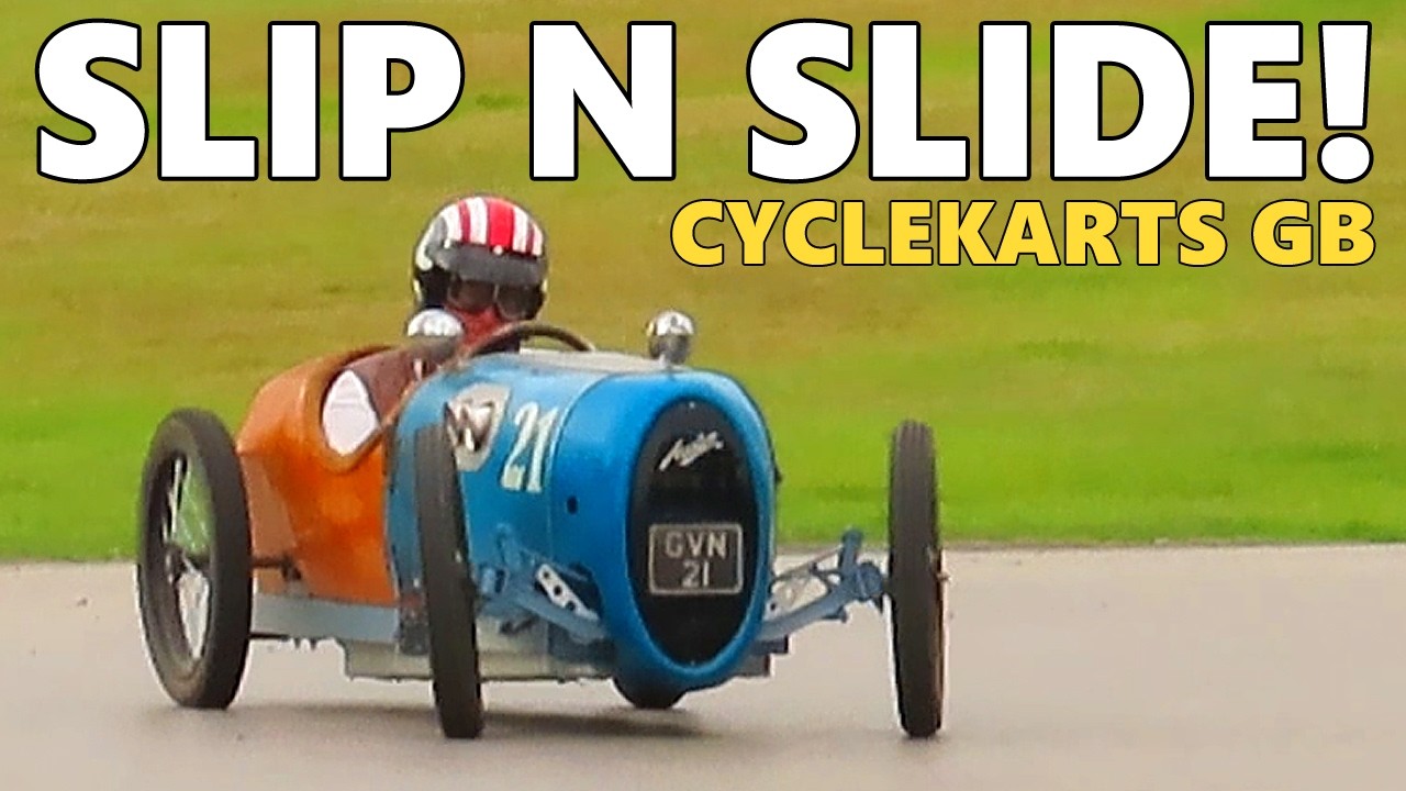 Cyclekarts GB on the Oulton Park drift circuit!