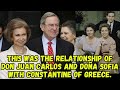 This was the relationship of Don Juan Carlos and Doña Sofia with Constantine of Greece