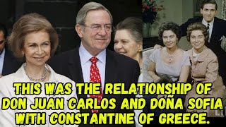 This was the relationship of Don Juan Carlos and Doña Sofia with Constantine of Greece