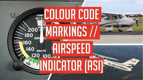 THE AIR SPEED INDICATOR MARKINGS *EXPLAINED*