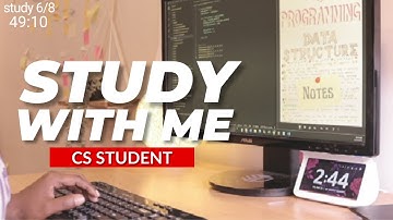 LIVE 10-Hour Coding Study With Me | AI + Python | Pomodoro 50/10 | Rain Sounds | CS Students