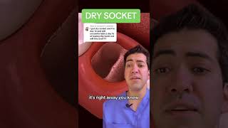 #greenscreen Dry socket pain is a severe and throbbing pain that can occur after a tooth extraction