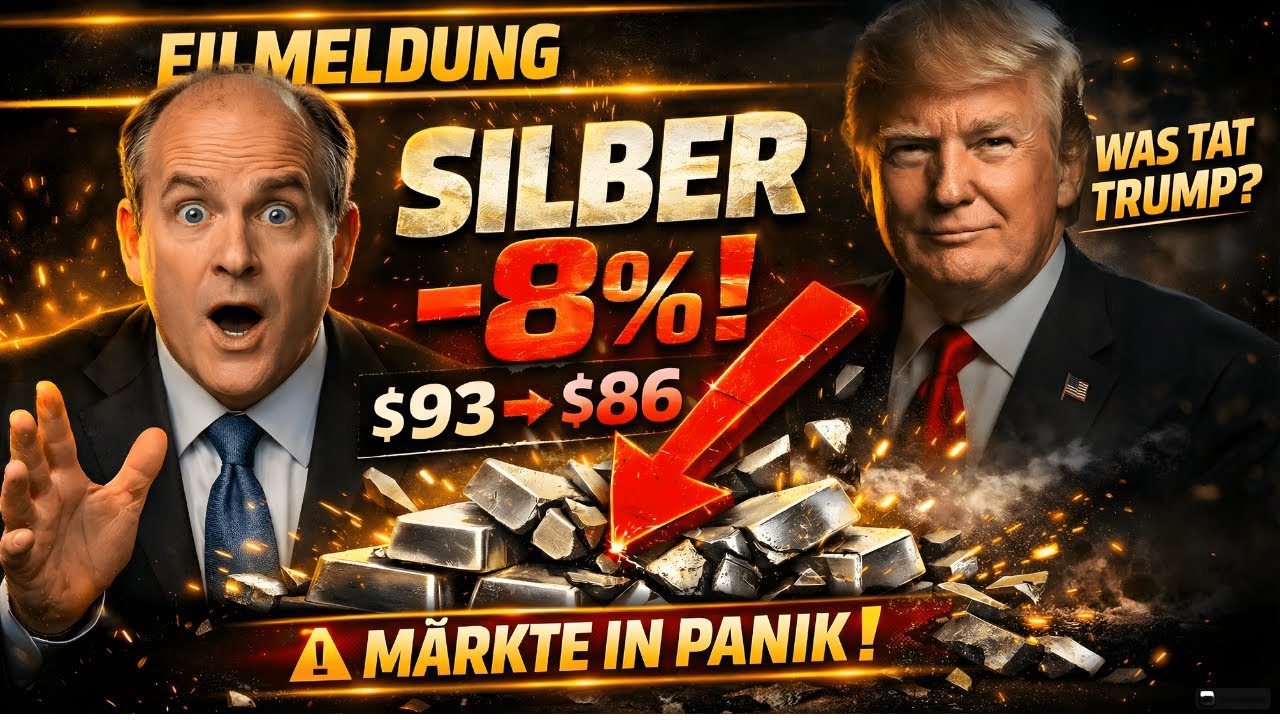 MARKT-ALARM: SILBER BRICHT ein von $93 auf $86 – Was verschweigt TRUMP?