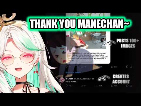 Cecilia Woke Mane-chan Early Just To Post Photos On Twitter Manually