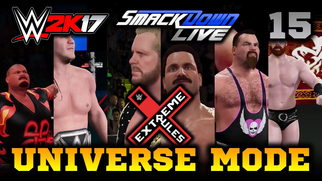 WWE Title in a Battle Royal! WWE 2K17 Universe Mode Extreme Rules Episode 15