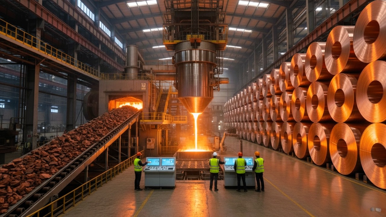 Inside the World’s Largest Copper Factory: How Raw Rock Is Turned Into Pure Metal