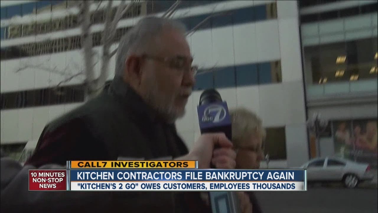 Kitchen remodeling business, Kitchen 2 Go, files bankruptcy leaving