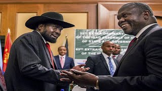 شاهد: رئيس جنوب السودان سيلفا كيير يطلب الصفح من زعيم المعارضة