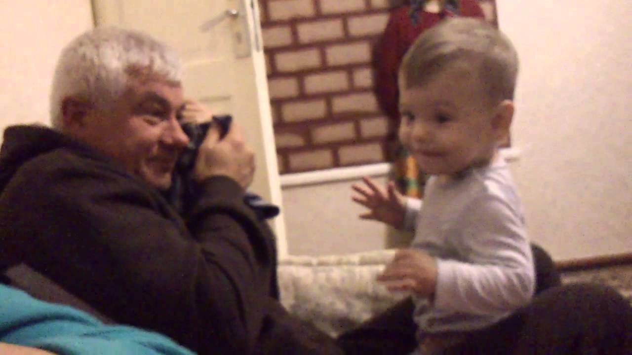 baby arguing with grandfather - YouTube