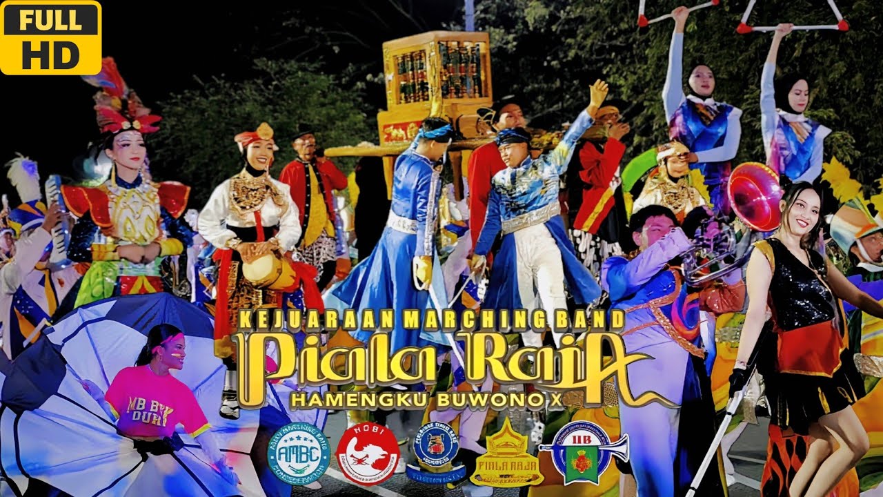 FULL  Kontingen‼️Street Parade Marching Band Piala Raja Hamengku Buwono X  Drumband 2025