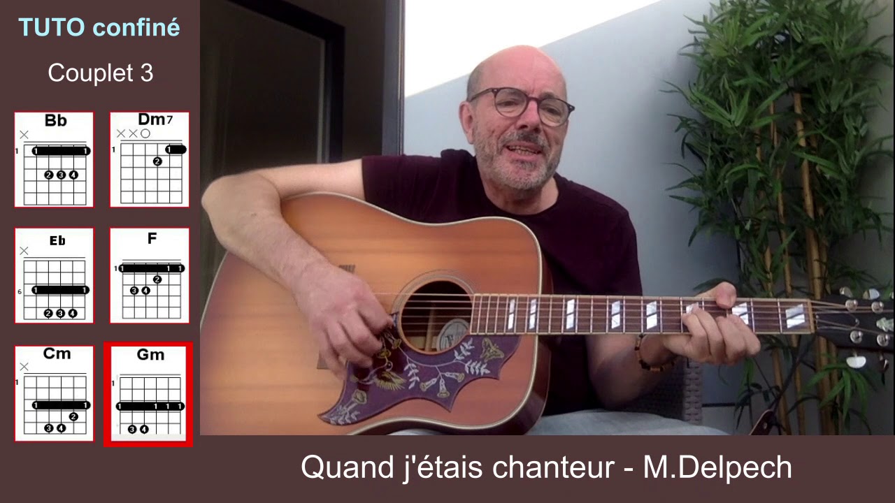 Quand J Etais Chanteur Michel Delpech Tuto Guitare Terafab Cover Confine Youtube