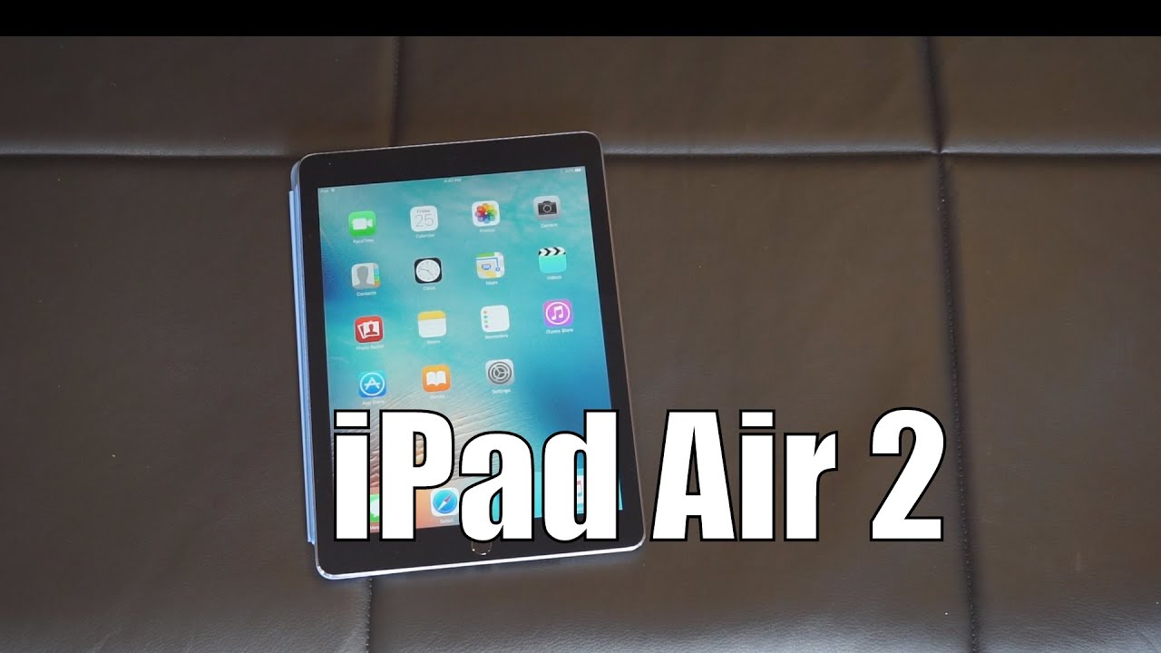 Apple iPad Air 2 + SmartCover Unboxing and Setup - YouTube