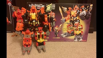 TRANSFORMERS G1 DECEPTICON PREDACONS /  PREDAKING UNBOXING TOY REVIEW