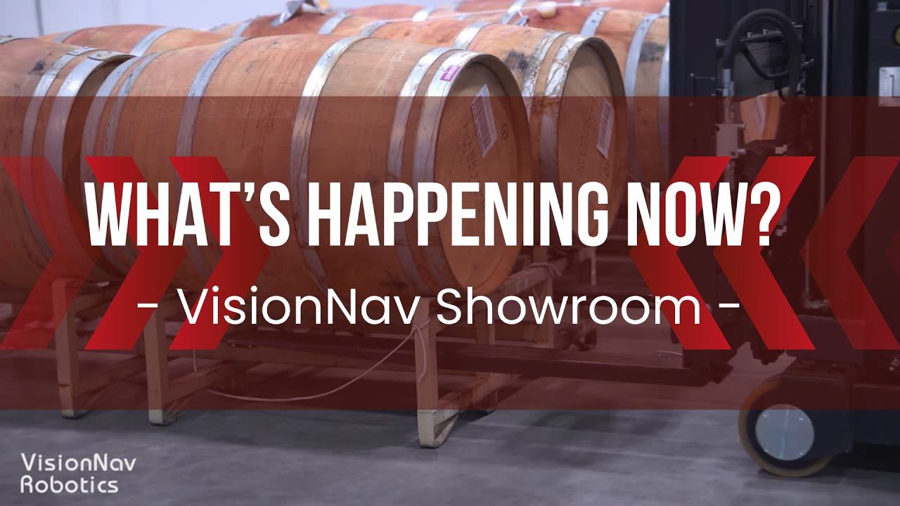 Visionnav Robotics Rack Stacking Atlanta VisionNav Demo Room: Wine Barrel Rack Stacking - YouTube