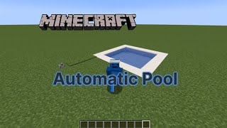Minecraft: Automatic Pool