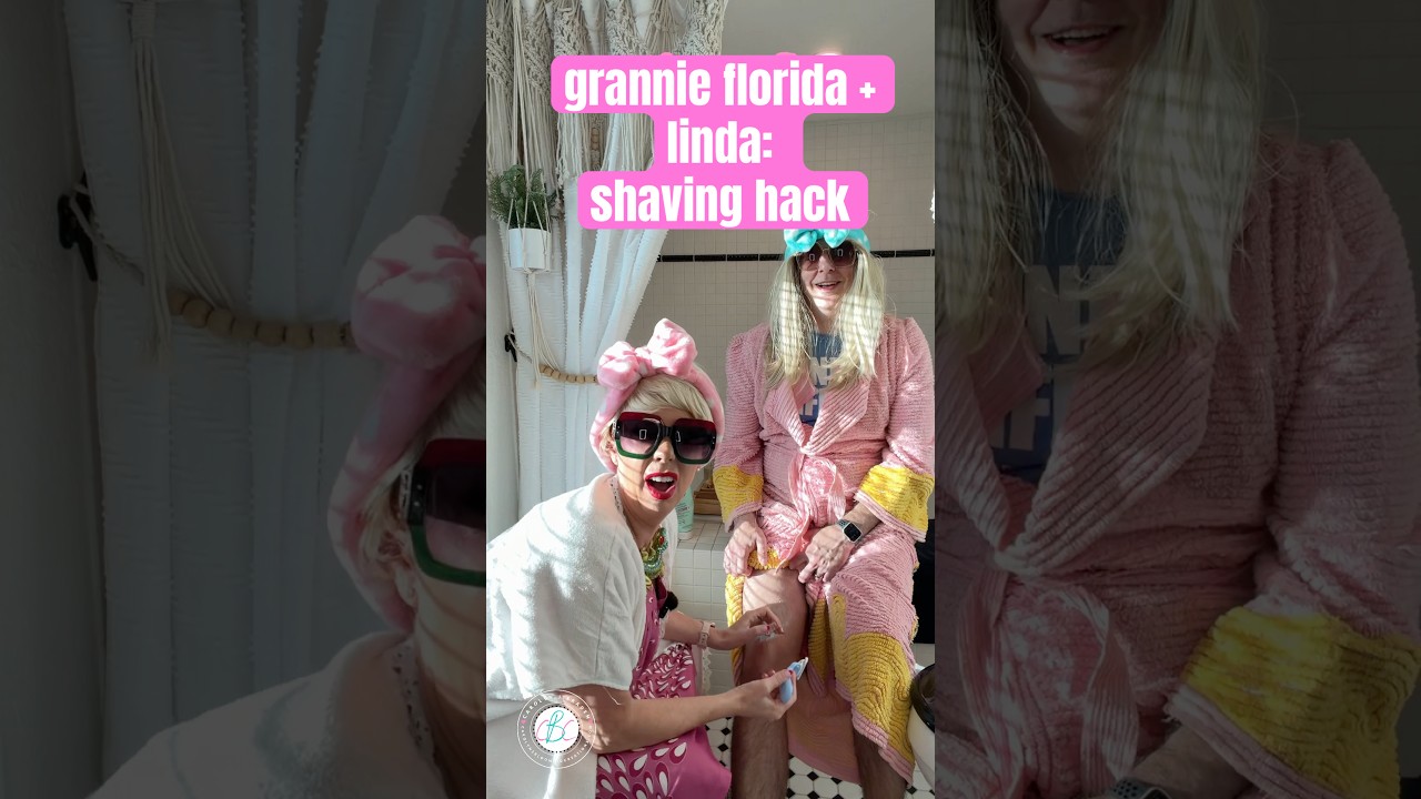 Лайфхак для бритья от бабушки Флориды и Линды 🫧 