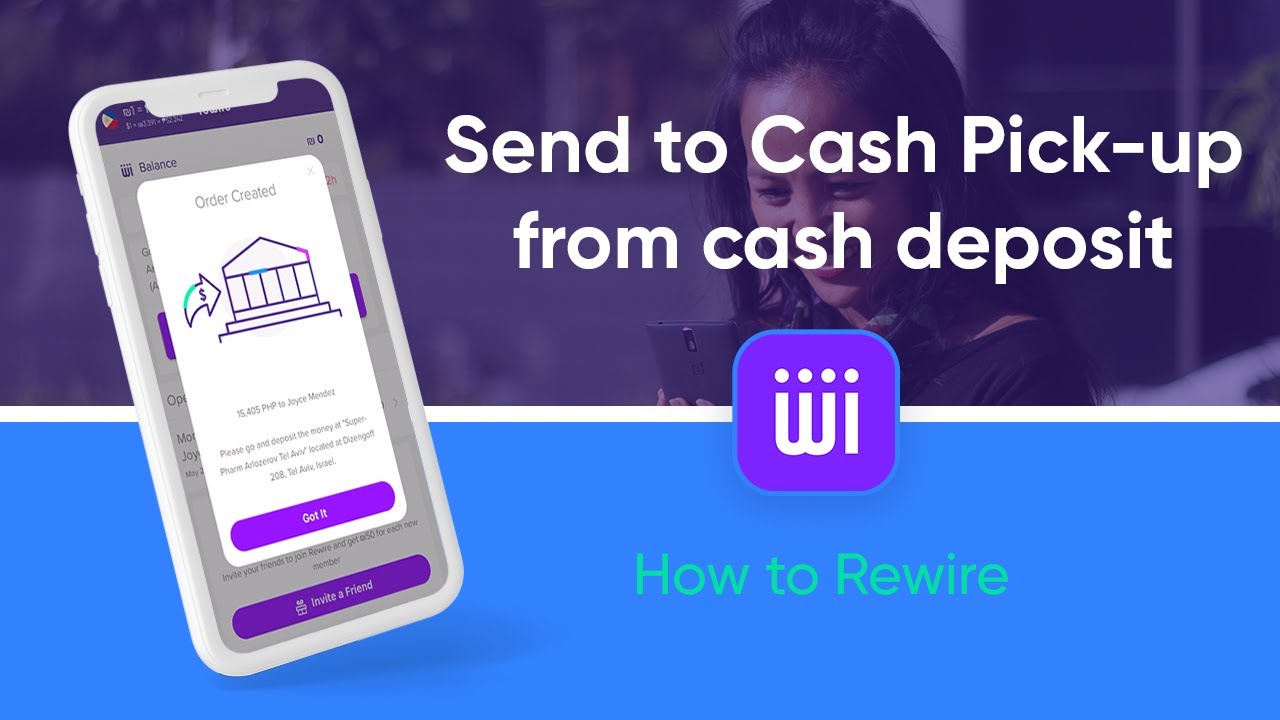 How to send money from Israel to cash pickup in Philippines and pay in