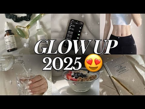 GLOW UP PLAN 2025 | HOW TO HAVE A GLOW UP NEXT YEAR | *beauty, habits, that girl* ✨🧠🌷