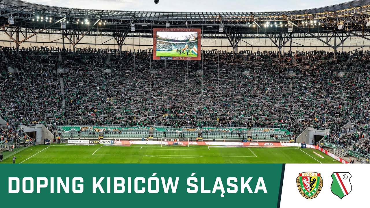 KIBICE: Doping kibiców Śląska w meczu z Legią Warszawa