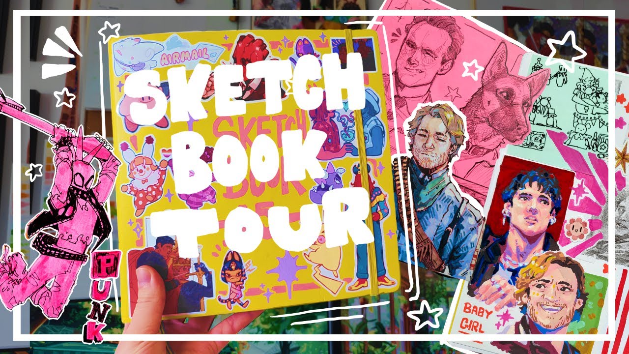 It's time for a Sketchbook Tour!! 🎨🖌🌻