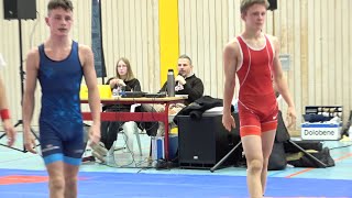 Wrestling / Ringen Sparkassenpokal Jena 2023, Jugend B, 52 kg, Freestyle, Murat - Genth