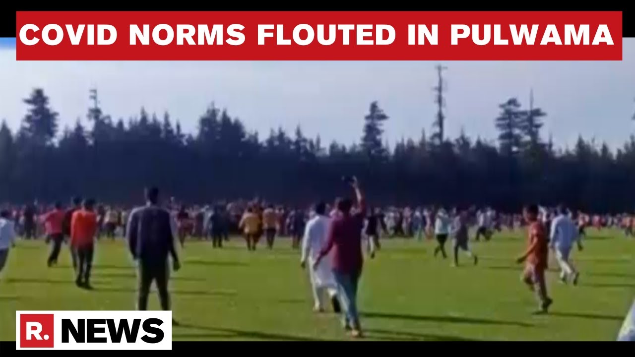 J&K: COVID Norms Violated In Pulwama As People Celebrate Victory Over Cricket Team's Win
