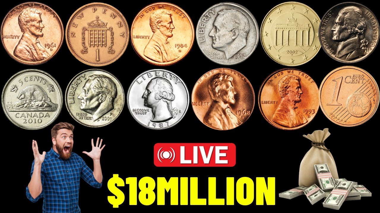 18 Millions 100 Ultra Rare Coins worth A LOT of MONEY 100 Rare Coins