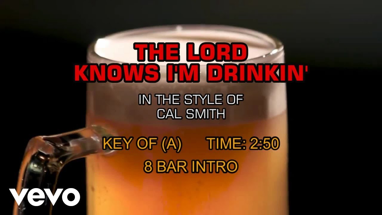 Cal Smith - The Lord Knows I'm Drinkin' (Karaoke)